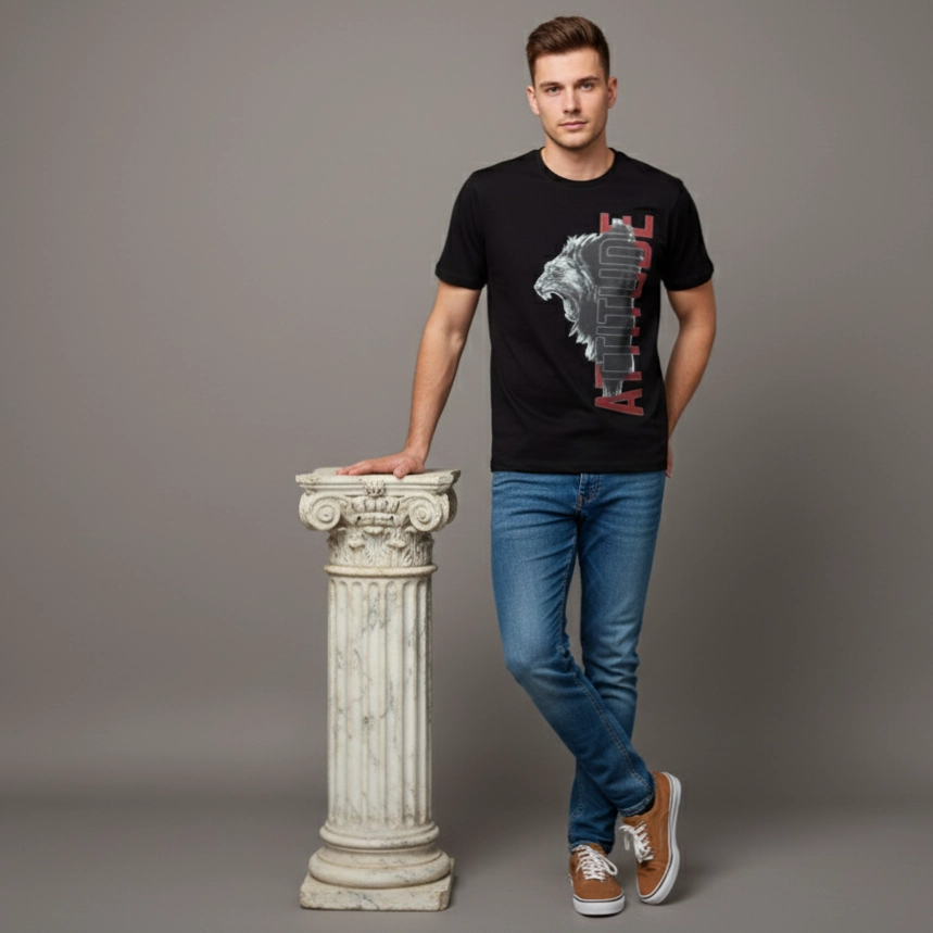 Lion Mentality Regular Fit T-Shirt
